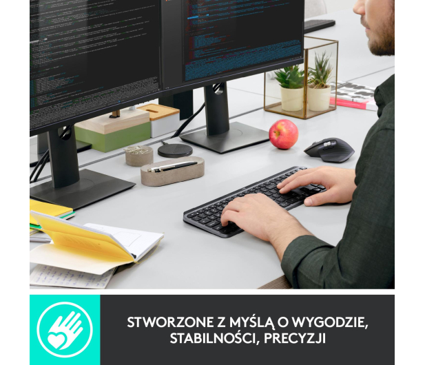 Klawiatura Bezprz. Logitech MX KEYS Advanced 920-009415 - 514942 - zdjęcie 8